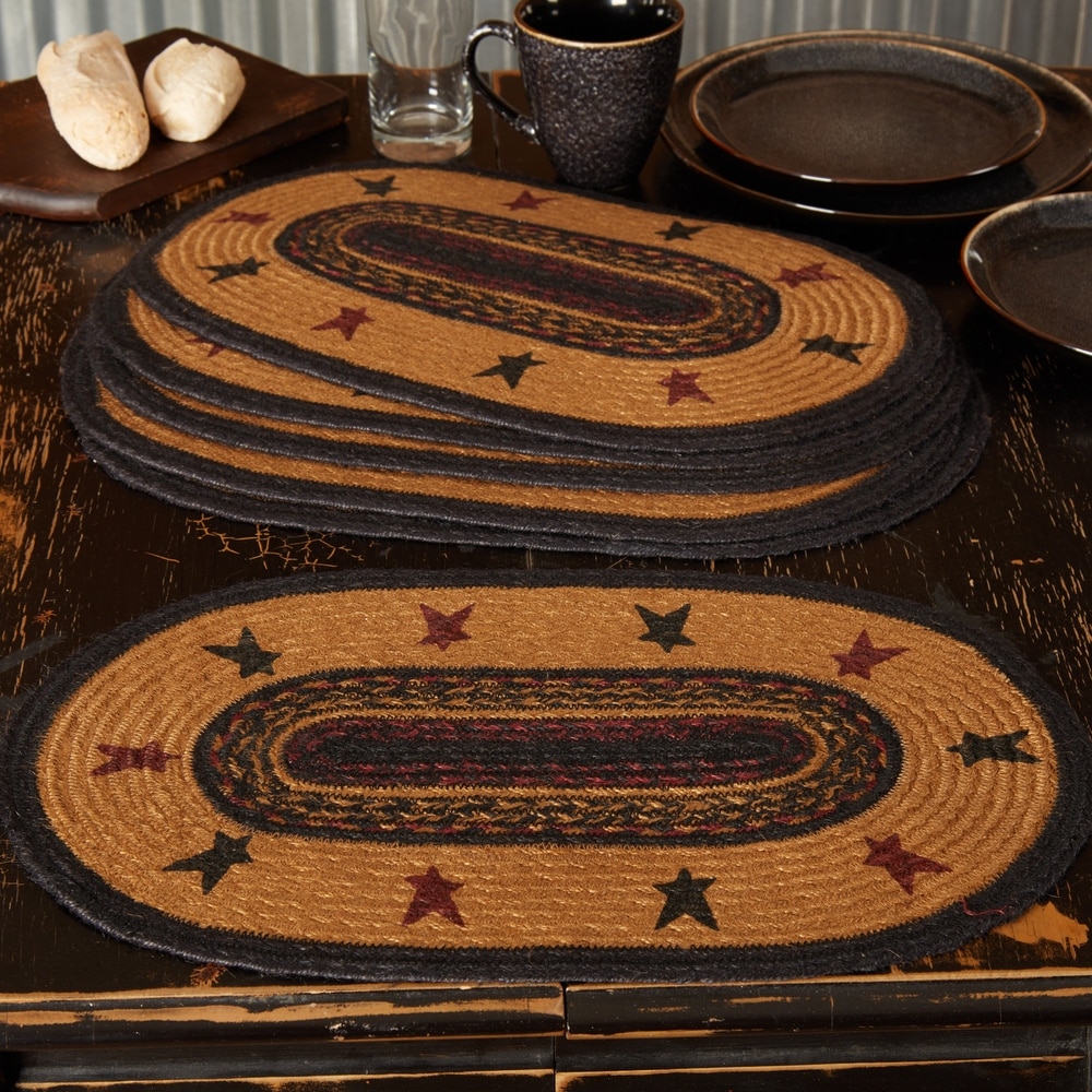 Burgundy Placemat Heritage Star Wine